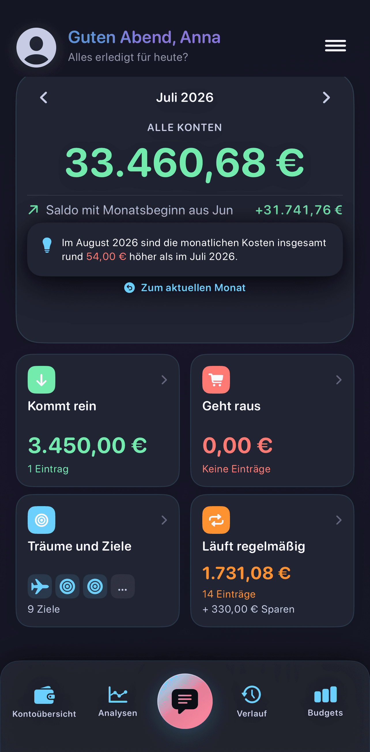 Bilando-App in einem Erscheinungsbild
