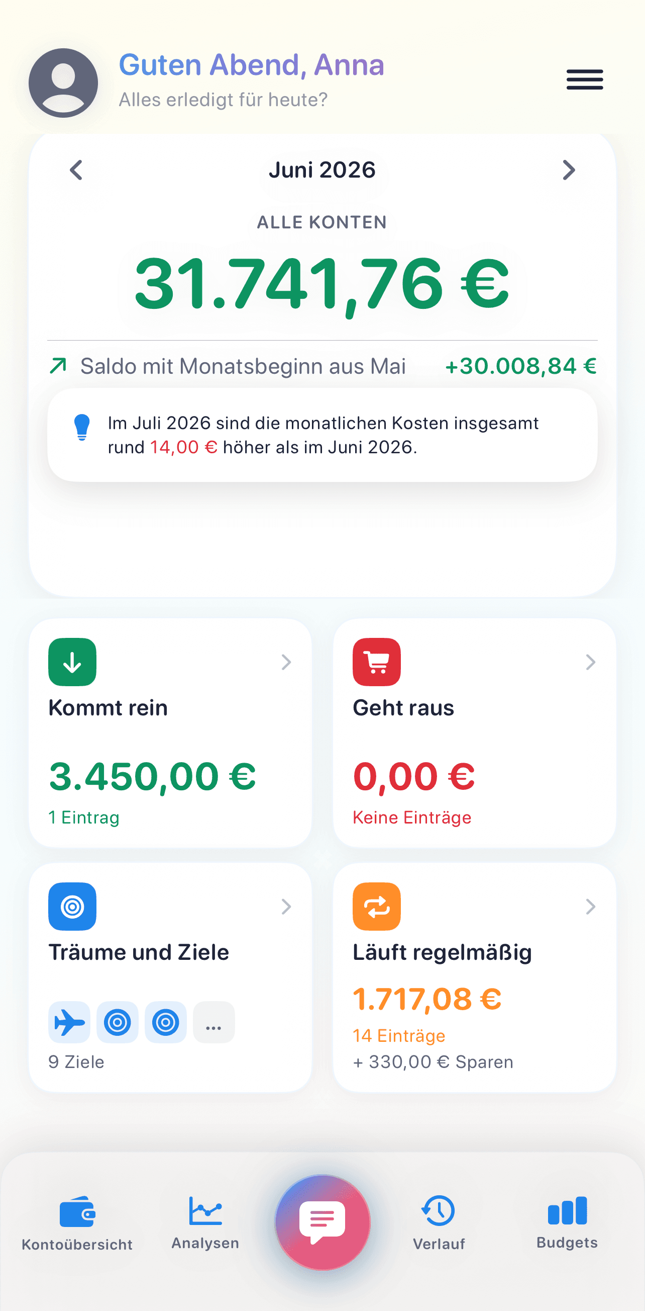 Bilando-App in einem Erscheinungsbild