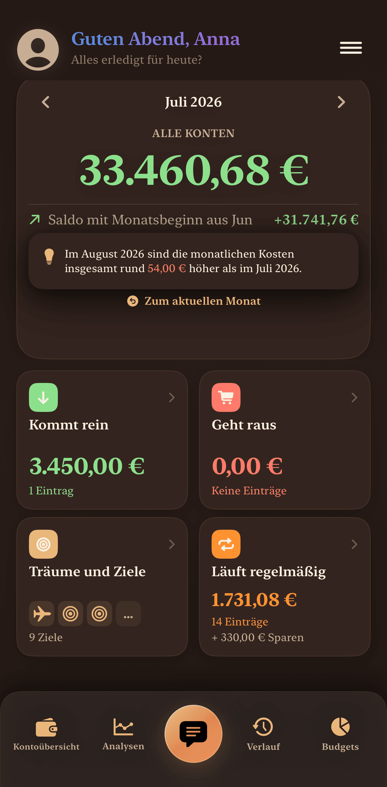 Bilando-App in einem Erscheinungsbild