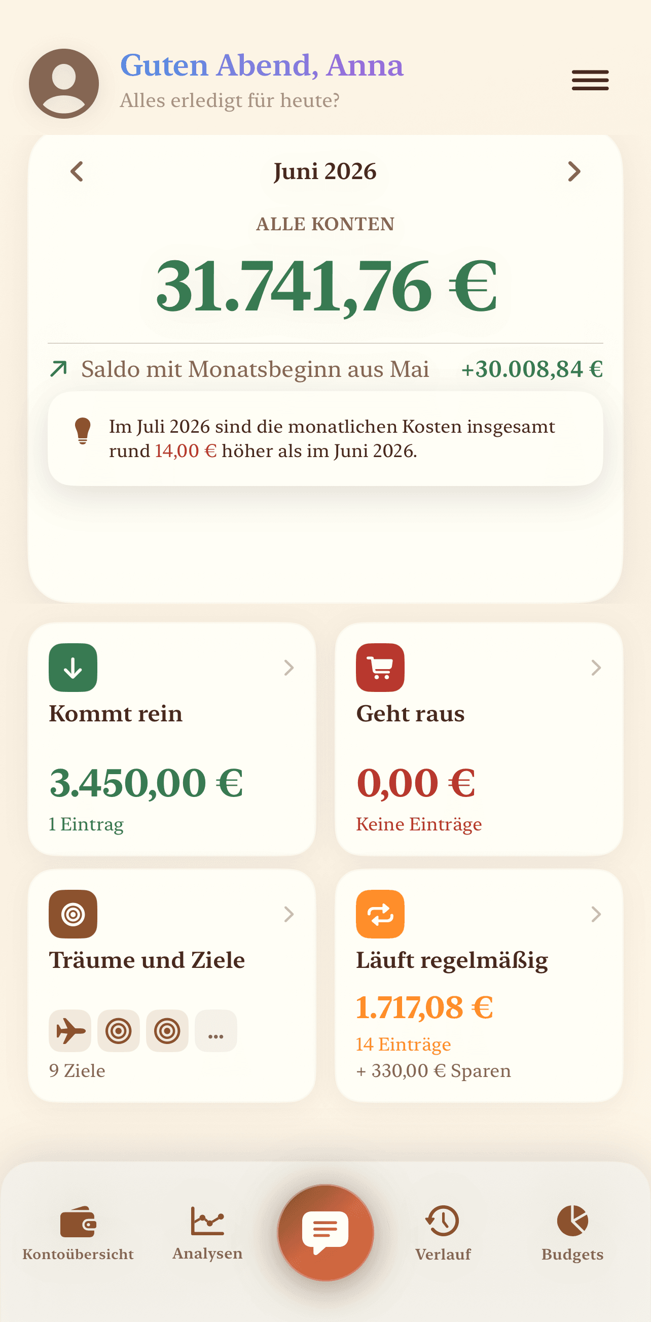 Bilando-App in einem Erscheinungsbild