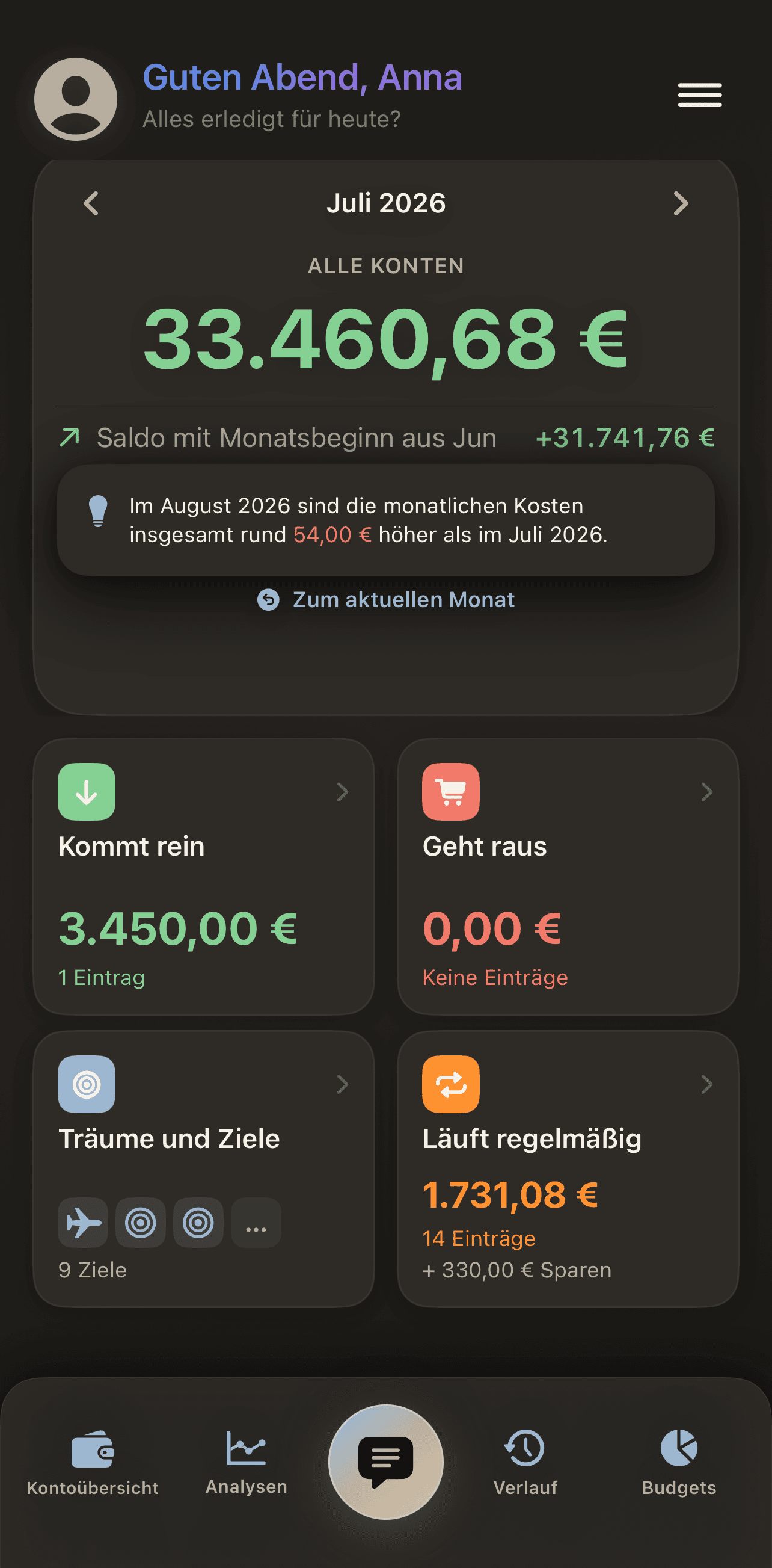 Bilando-App in einem Erscheinungsbild