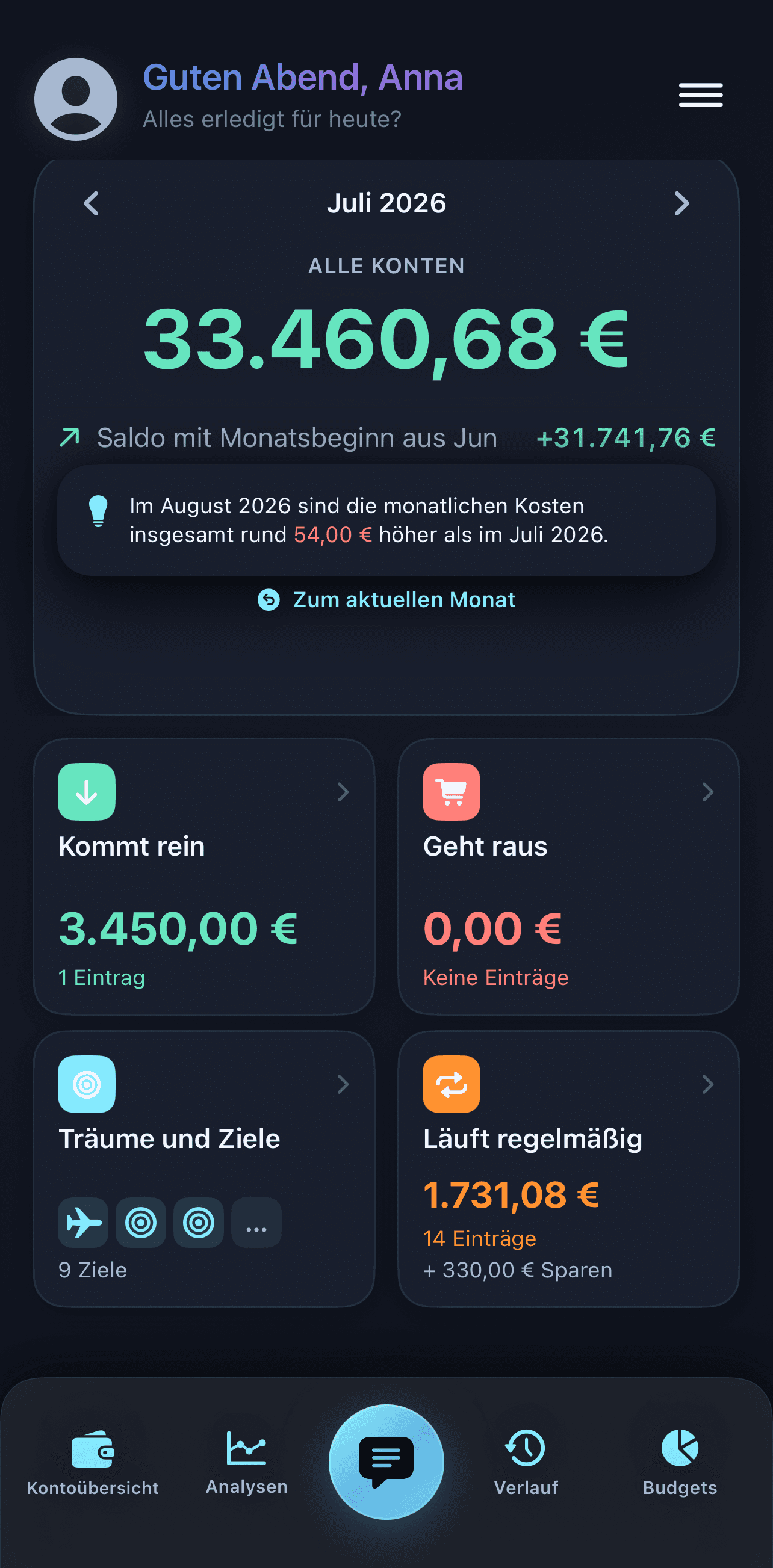 Bilando-App in einem Erscheinungsbild