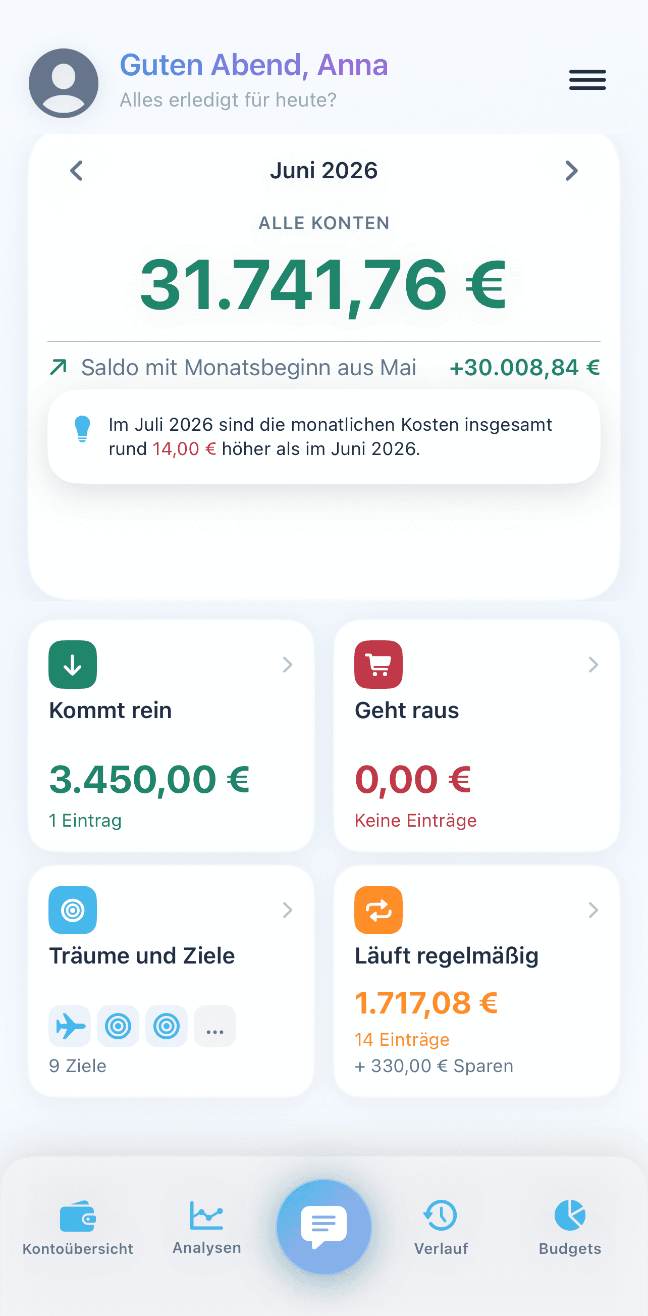 Bilando-App in einem Erscheinungsbild
