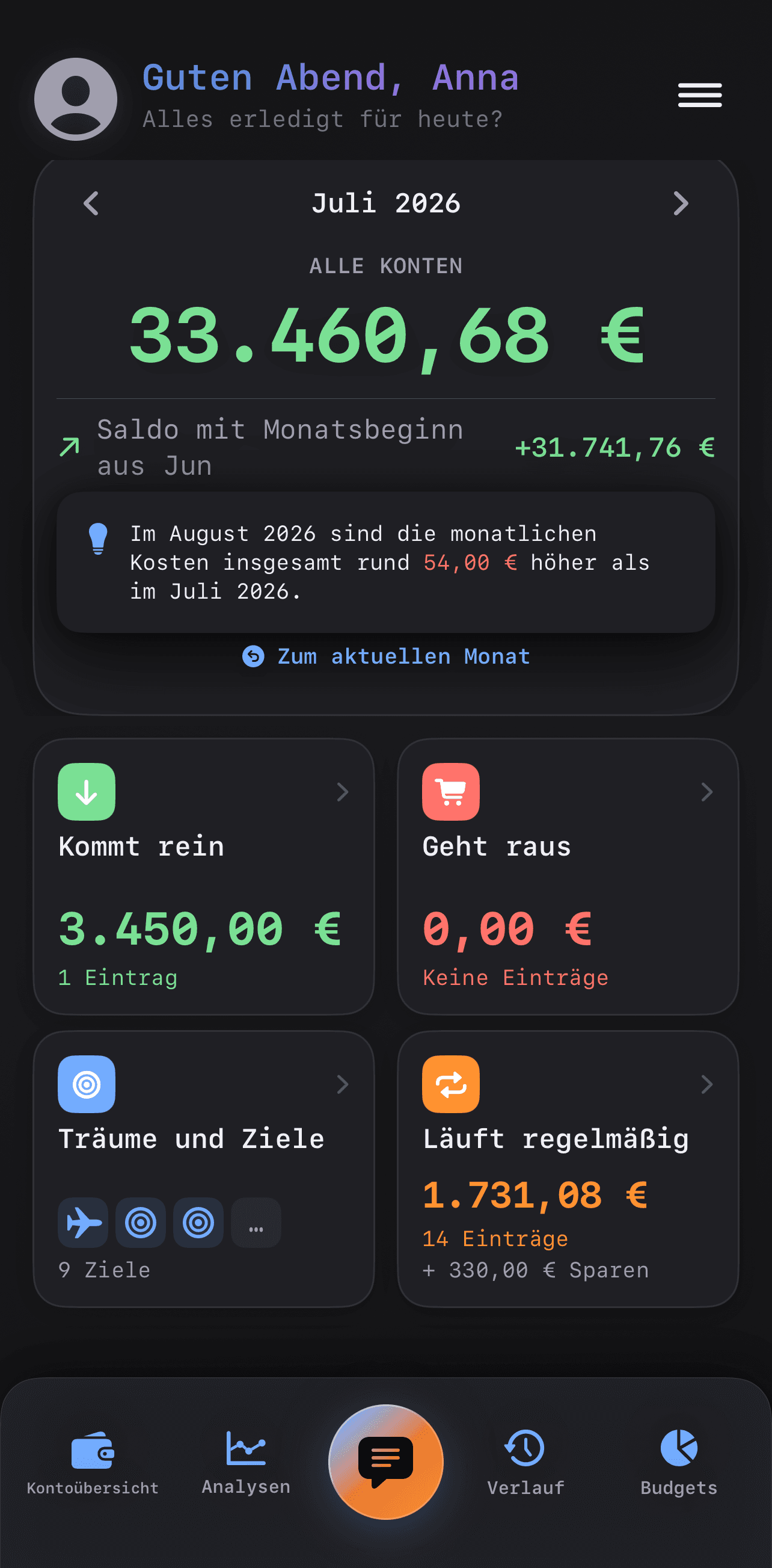 Bilando-App in einem Erscheinungsbild