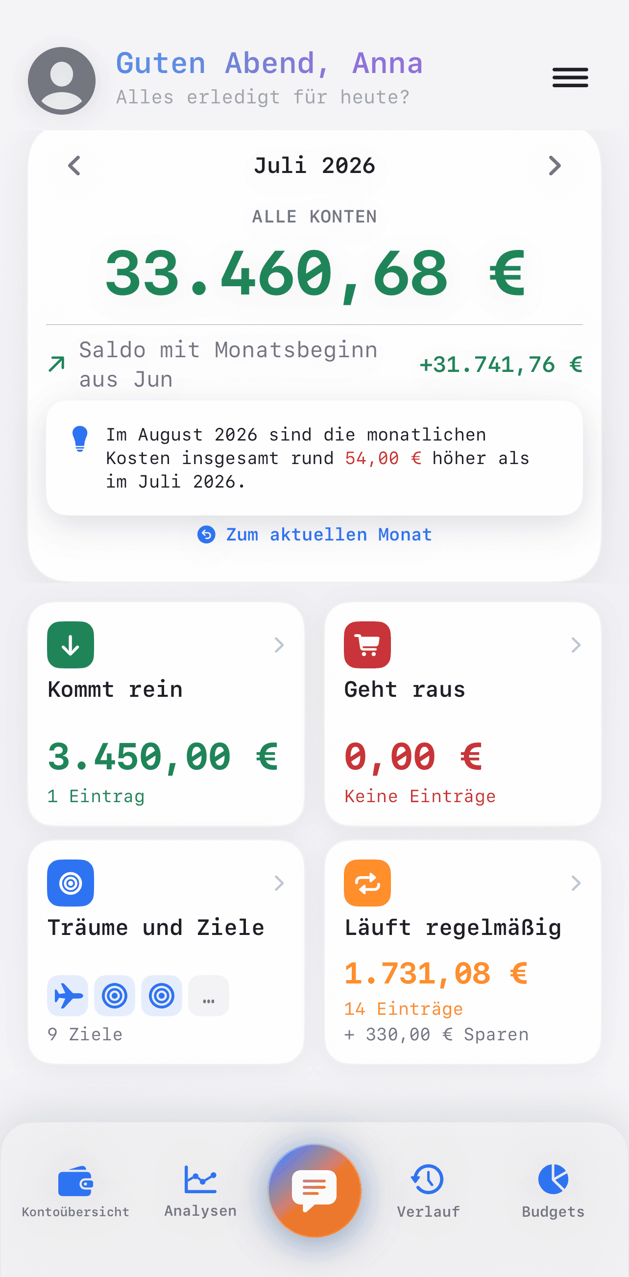 Bilando-App in einem Erscheinungsbild