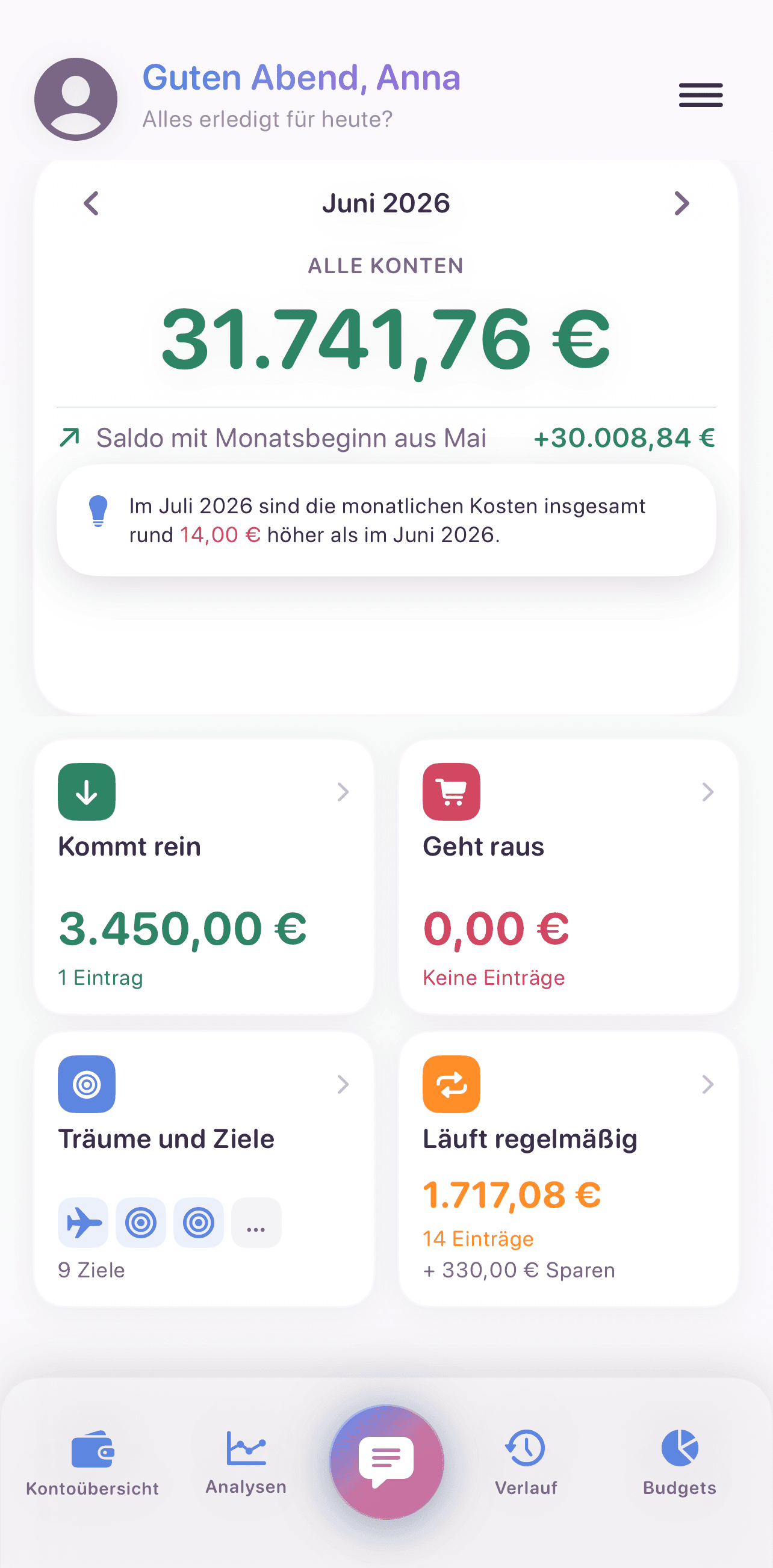 Bilando-App in einem Erscheinungsbild
