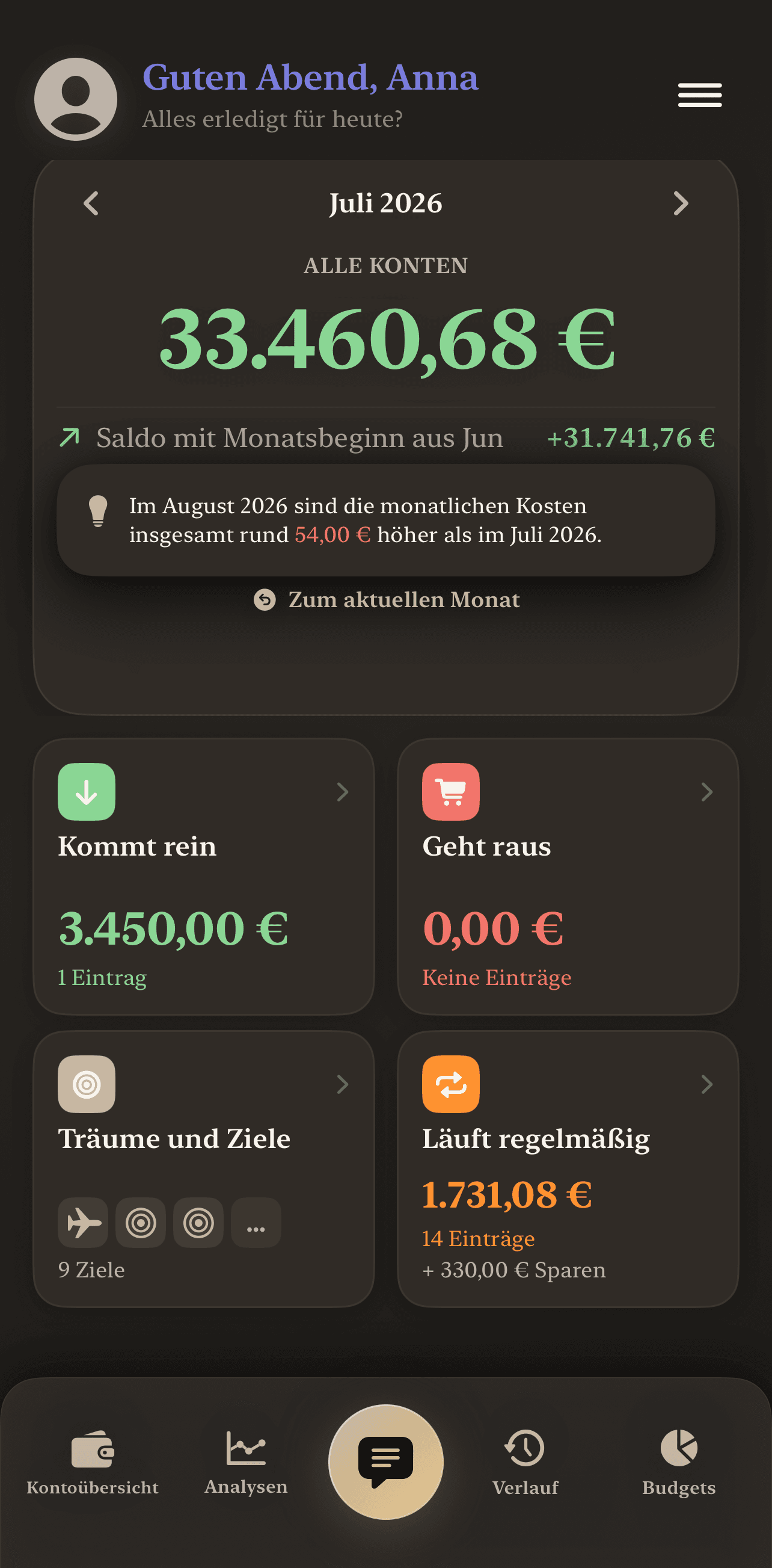 Bilando-App in einem Erscheinungsbild