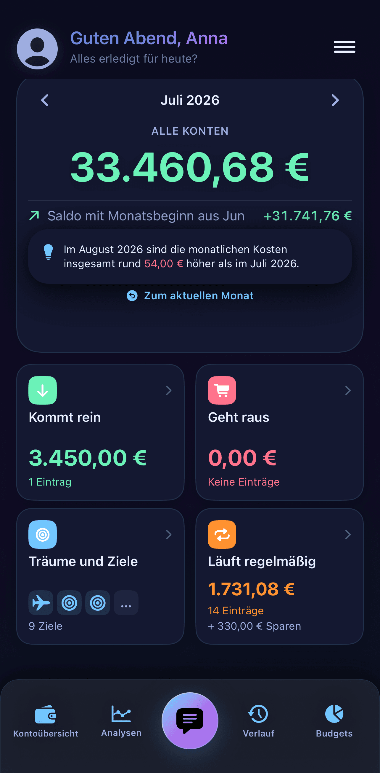 Bilando-App in einem Erscheinungsbild