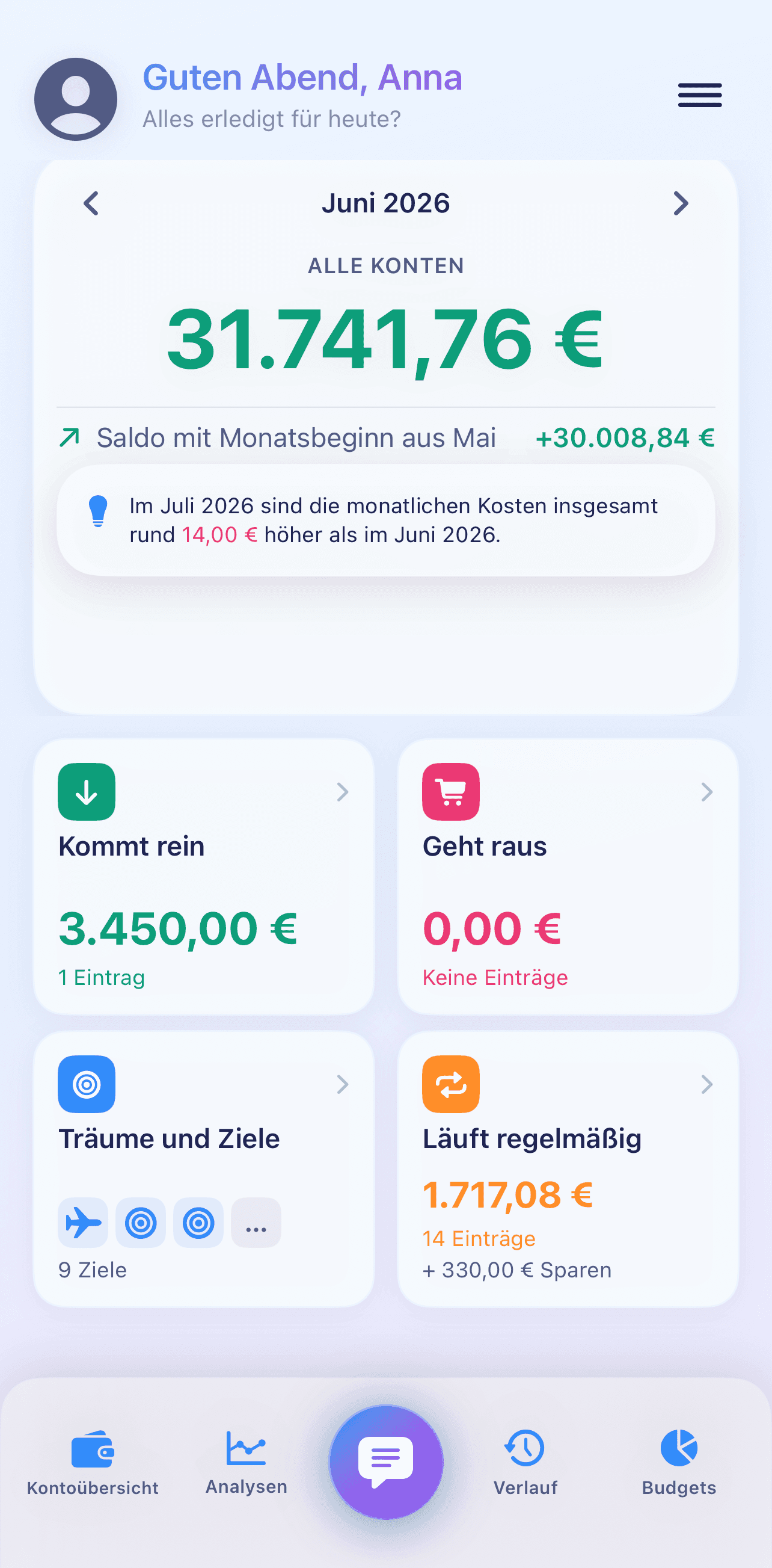 Bilando-App in einem Erscheinungsbild