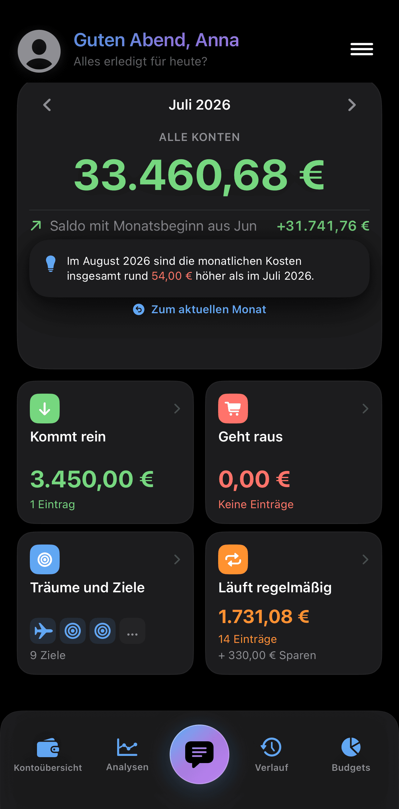 Bilando-App in einem Erscheinungsbild