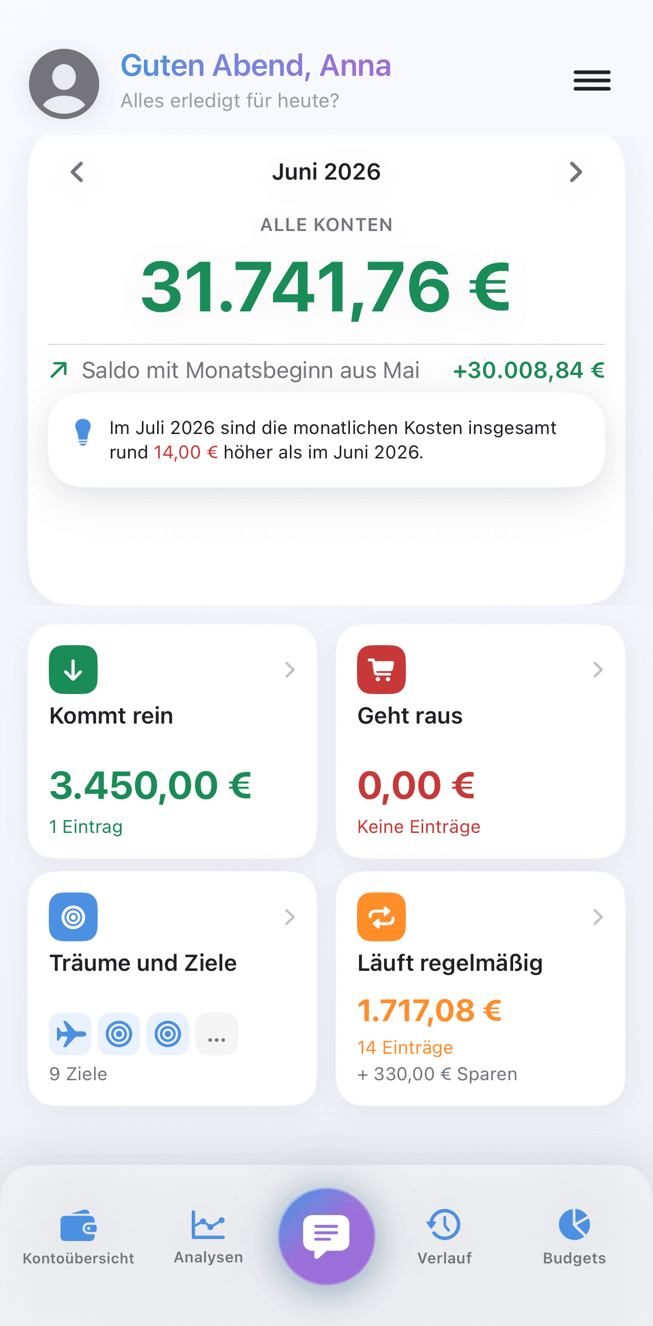 Bilando-App in einem Erscheinungsbild