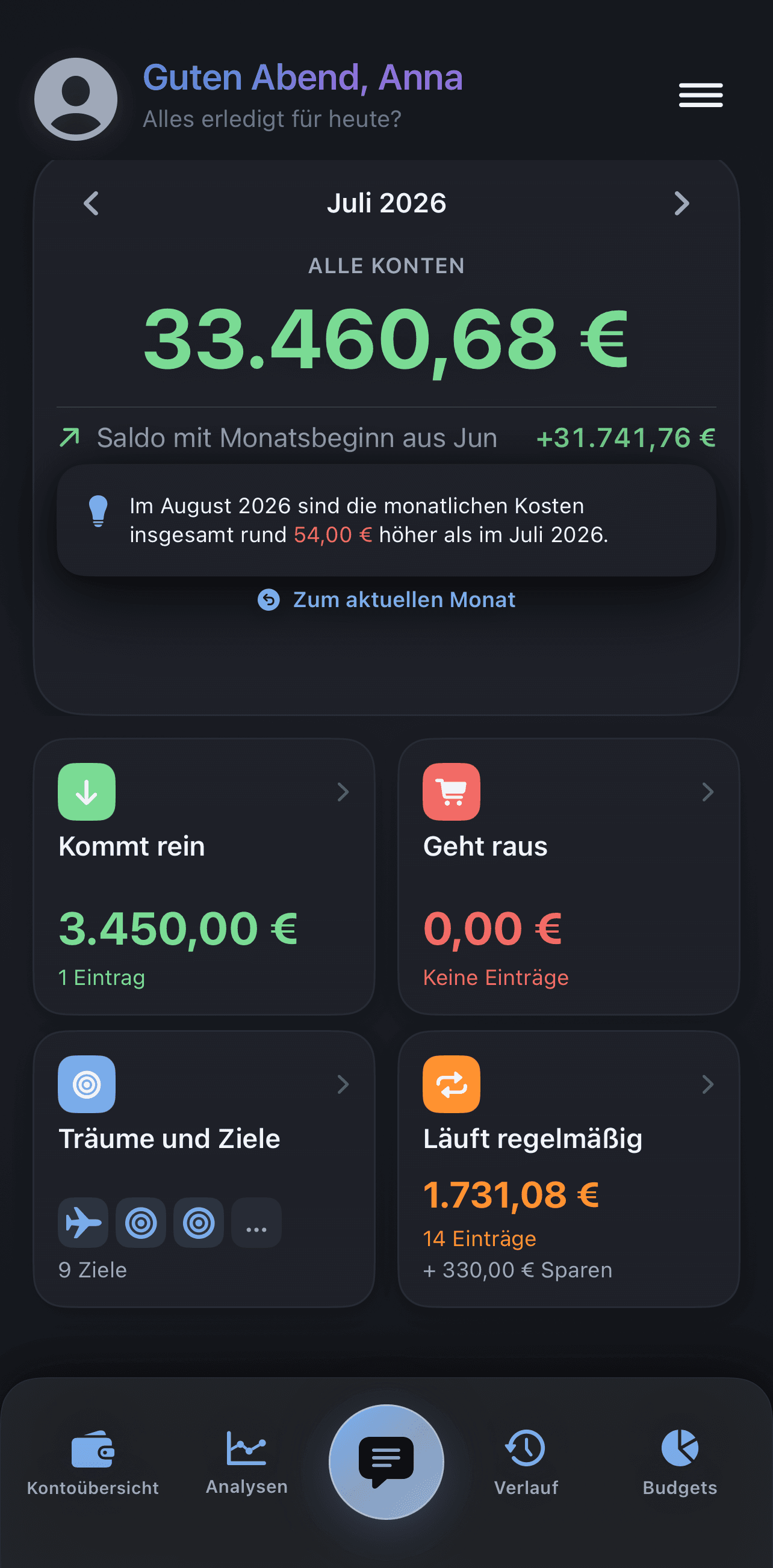 Bilando-App in einem Erscheinungsbild